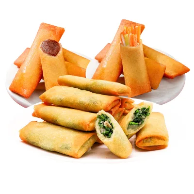 Qianwei Central Kitchen Frozen 236g Bagged Crispy Spring Rolls Fried Fast Food Snacks From Henan