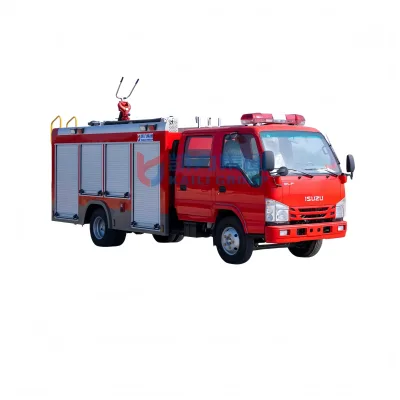 Kaili 2CBM Water Tank Fire Truck, 3815mm Wheelbase 120HP Engine 5-Speed Gearbox