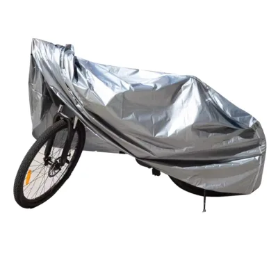 210D Thicken Polyester Waterproof Outdoor Bike Cover with Lock Hole Storage Bag for Convenient City Bike Coverage