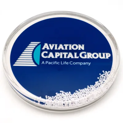 Acrylic Liquid Filled Personalized Paper Weight