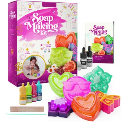 Hot Selling DIY Art Craft Educational Science Unicorn Dinosaur Soap Making Kit Multi Colors Girls Toys Kids