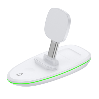 3 in 1 Wireless Charger Multi Devices 15W Fast Wireless Charging Dock Station Phone Holder Chargers