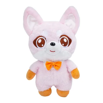 Custom Cartoon Fox Plush Pillow & Doll, Multi-use Stuffed Toy for Claw Machine, Desk Decor and Birthday Gift