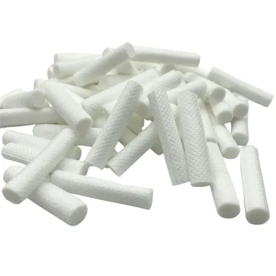 White Aroma Oil Inhaler Filter Stick Cotton for Reed Diffuser Stick Refill Spare Plastic Inhaler Stick