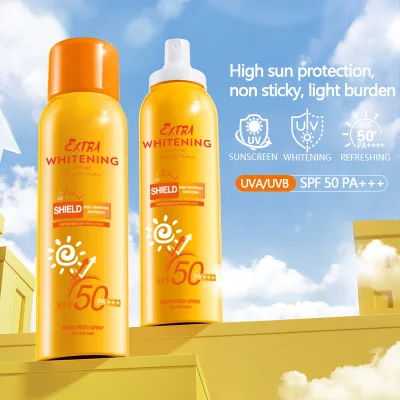 Lightweight Non-Greasy Body Spray Multi-Effect Whitening SPF50++ Sunscreen & Whitening Anti-Sweat & Anti-Ultraviolet