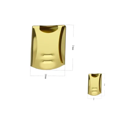 Money Clip Custom Stainless Steel Gold Color Plating Silver Color Smart Credit Card Holder