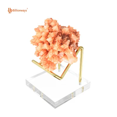 Acrylic Display Stand with Metal Arms Display Pedestal with Acrylic Base Decorative