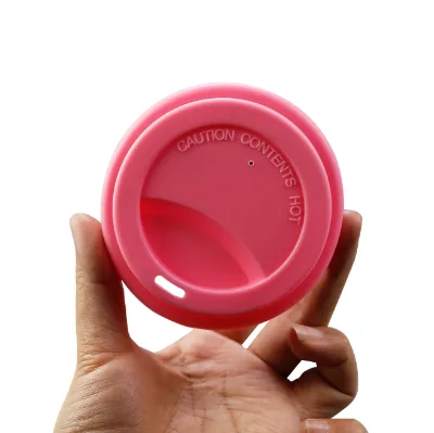 Food Grade Silicone Cup Lid Reusable Cover