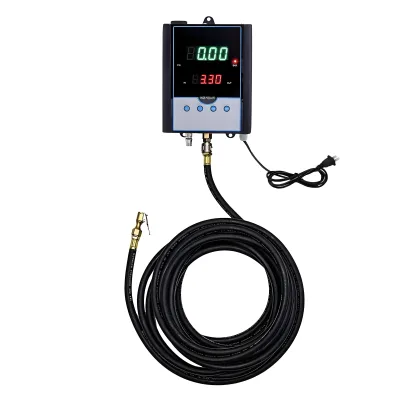 85-240V Wall Mounted Fully Automatic Digital Tire Inflator Automotive LCD Display for Car Repair Shop with Tyre Inflation Tools