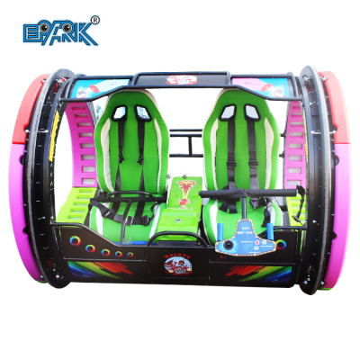 Children Amusement Swing Ride Le Bars Happy Car Double Player 360 Rolling Car