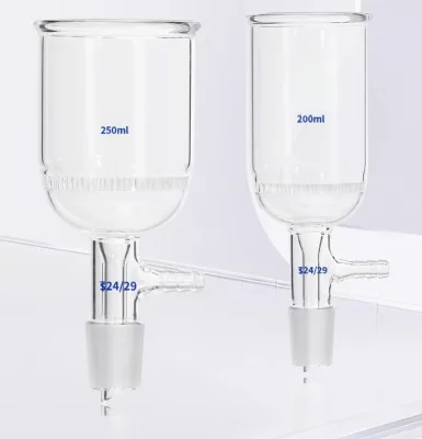 Standard-mouthed Glass Plate Suction Filtration Funnel