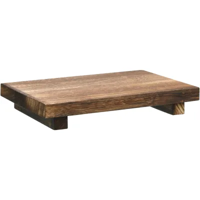 Polished Pine Wood Riser Soap Stand Antique Imitation Pedestal for Kitchen Home Decoration