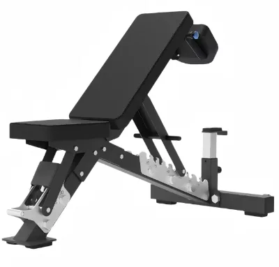 Adjustable Portable Foldable Weight Bench-Heavy-duty Ergonomic Design Extended Head/Neck Protection Spine Support Bench Press