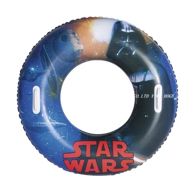 36 Inch Custom logo Purple Inflatable Swim Ring With Handles