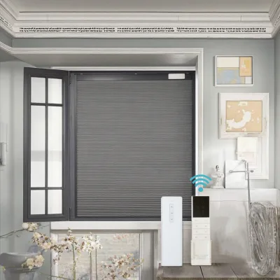 Automatic Motorized Cellular Blinds with Smart Home System for Office Hotel Blackout