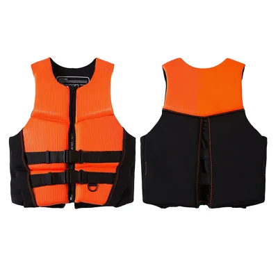 Manufacture High Quality Water Park Lifesaving Adult Child Portable Fast Dry Material Comfort Neoprene Buoyant Life Jacket Vest