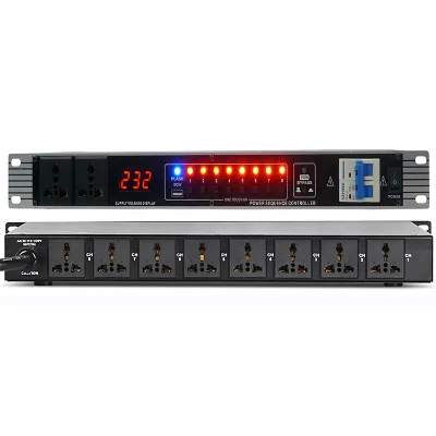 SR-828 Power Sequencer With air Switch 8+2CHANNEL Sequencer