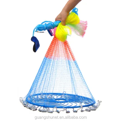Cast Net Fishing Cheap Nylon Multifilament Fishing Net for Fishing