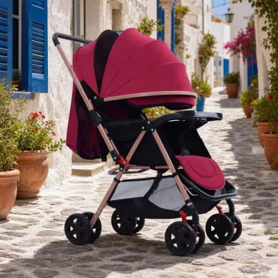 Daughter Pick Baby Stroller Girl Kid Choice Rose Hood Dark Seat Home Family Ride Buggy Walk Cart