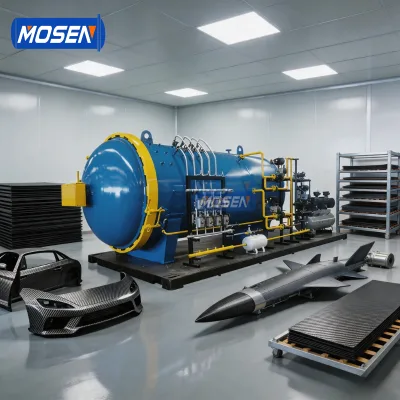 Mosen Carbon Fiber Composite Autoclave for Automotive Lightweight Parts Racing Car Hood Roof Door Spoiler Chassis Manufacturing