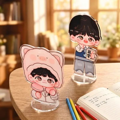 CCH custom charm acrylic animation booth animation Expo custom plastic support animation character display