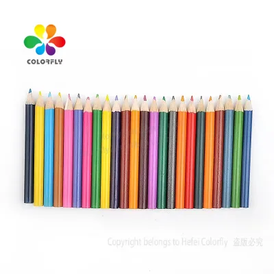 Colored Pencil Kids Style 12 Colors Set Wooden Box Stationery Multi Kawaii Professional Art Pencils Kit Set