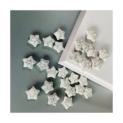 HY Hot Sale Gemstone Crystal Crafts Healing Stones howlite Stars Natural