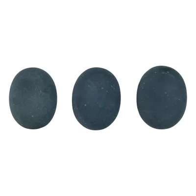 Natural Oval Bian Stone Massage Stone Professional Heating Hot Compress Therapy Stone Scraping Tool