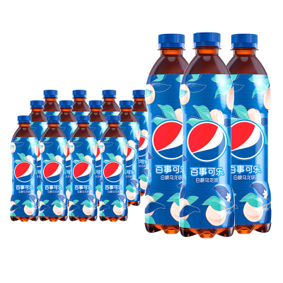 Popular Drinks White Peach Oolong Flavor Fruit Juice Carbonated Drinks 500ml Soft Drinks