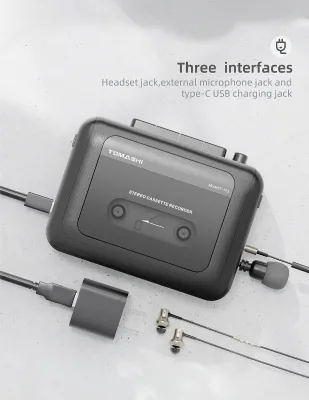Original Factory Portable Stereo Tape Player With Record Function Great Sound Quality Customized Design OEM Available