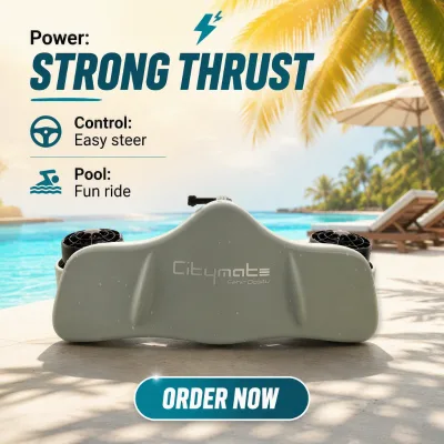 Small Turbine Jet Handheld Thruster Citymate Under Sea Water Motor Scooter Seawalker Diving Scooter, 40m Depth Rating, OEM ODM