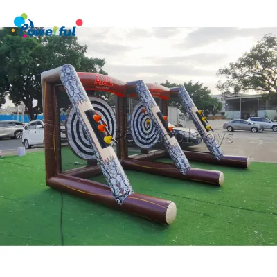 Hot Inflatable Axe Throwing Game Adult Single Axe Throwing for Sale PVC
