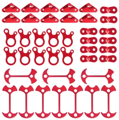 IRONDONKEY Medium Triangular Wind Rope Buckle Canopy Windproof Pull Rope Slip Stop Tent Umbrella Rope Buckle Camping Accessories