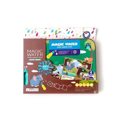 Custom Picture Book Printing for Children Happy Forest Magic Water Book Coloring Book Children Gift Toys