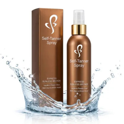 OEM Self-Tanner Tanning Spray DHA Hyaluronic Acid Coconut Fragrance Ultra Dark Bronzing Glow Face Body Vegan Cruelty 100ml All