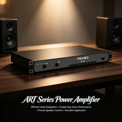 1U Rack Mount Two Channel Digital Power Amplifier Crystal-clear Sonic Performance Commercial Audio Amplifier for KTV Venues