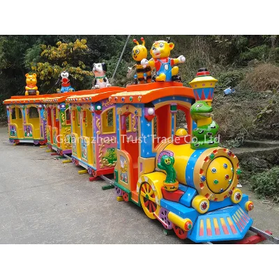 Custom Indoor/Outdoor Fiberglass Body Electric Ride-On Train for Adults & Children