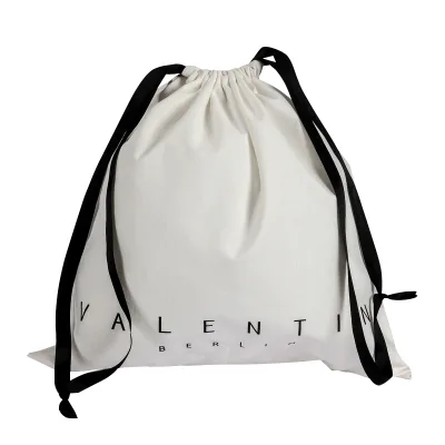 Eco Friendly Cotton Canvas String Dust Bag with Custom Design
