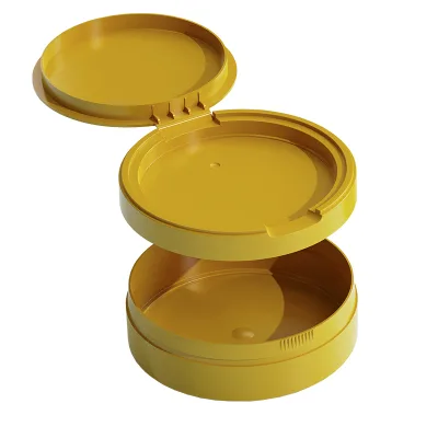 Dip Can Plastic Snus Can Snus Packaging Container 70*24MM Round Used on Airplanes Easy to Carry