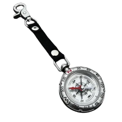 Outdoor Camping Bag Pendant with Keychain Compass for Outdoor Sports