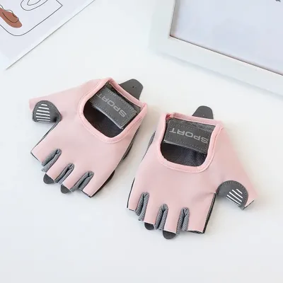 Customized Logo Sport Fitness Half Finger Weight Lifting Training Pilate Gym Gloves for Women