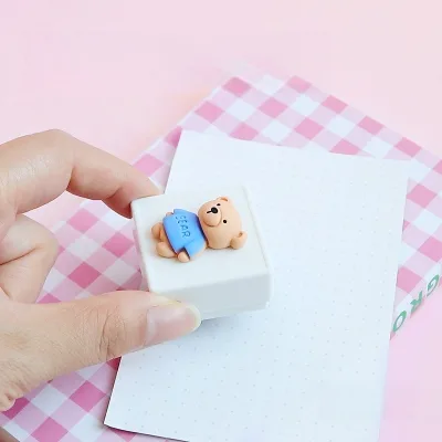 Animal School Teachers Stamps Pocket Flash Foam Ink Motivation Teacher Stamps
