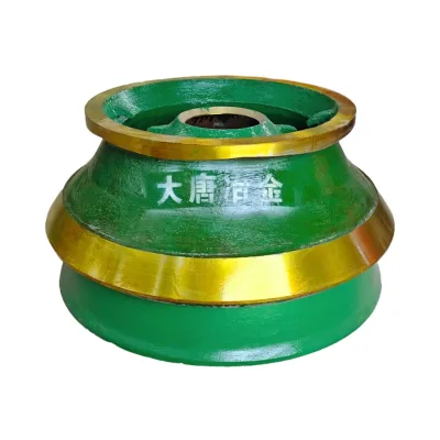 Factory Supply Crusher Spare Parts HP Series With Mn18Cr2 / Mn22Cr2 Material Concave and Mantle