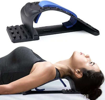 New Products of the Factory Massager Stretcher with Pillow Magnetic Therapy Back Massage Neck Stretcher