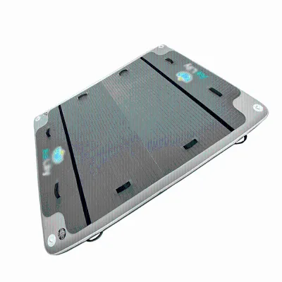 Geetone Double Wall Inflatable Float Platform Water Mattress Mat With Ladder Inflatable Dock Floating Air Track