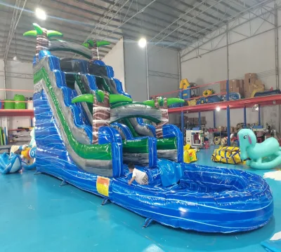 Custom Design PVC Material Inflatable Cartoon ,inflatable Pool Slide
