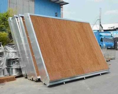 Stainless Steel Honeycomb Industrial Water Evaporative Cooling Pad for Poultry House Agriculture Planting Greenhouse