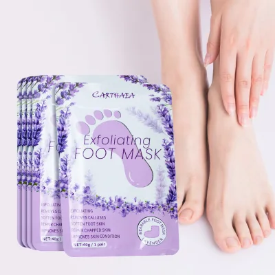 Wholesale Goat Milk Moisturizing Foot Mask Socks Spa Nourishing Repair Dry Rough Feet Foot Care Mask
