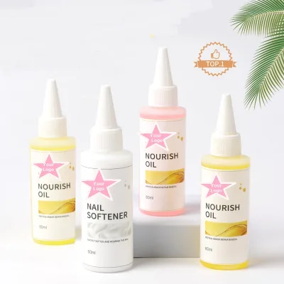 Wholesale 60ML Custom Logo Nail Care Cuticle Revitalizer Oil Finger Large Capacity Moisturizing Nail Cuticle Oil Bottle