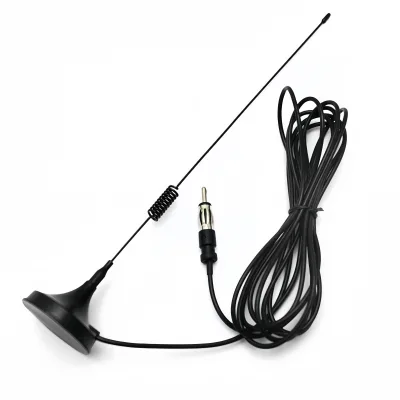 Lantern-shaped Car FM Radio Antenna Stereo signal Antenna 3m Extension Cable CD Radio Antenna for Car